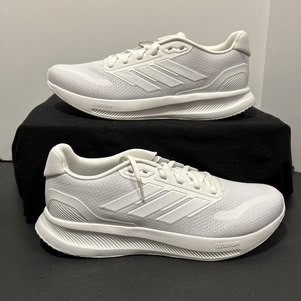 Adidas Men's Sneakers Athletic Shoes Run Falcon 5 Running Shoe White 10